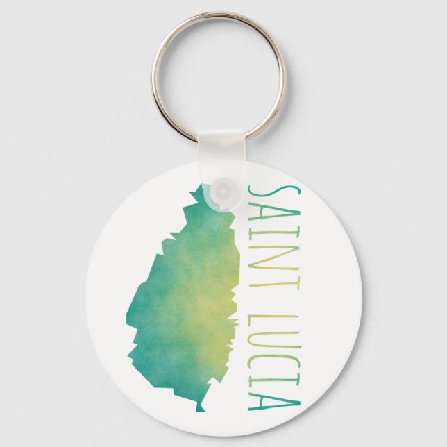 Saint Lucia Keychain (Front)