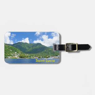 Saint Lucia Luggage Tag