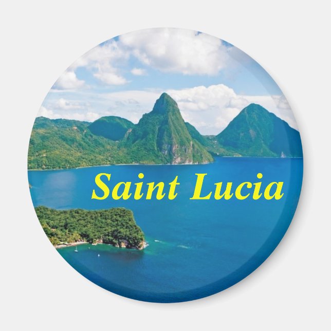 Saint Lucia magnet (Front)