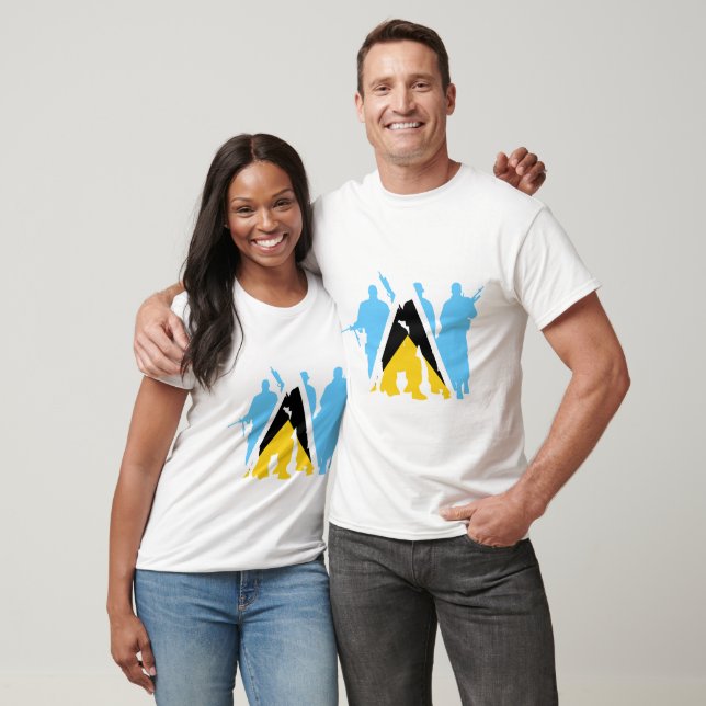 Saint Lucia Military Units T-Shirt (Unisex)