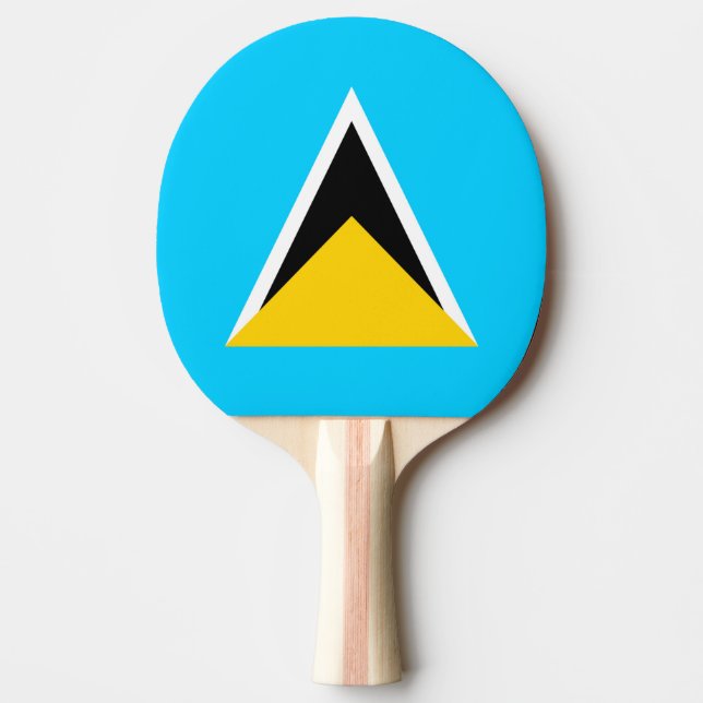 Saint Lucia Ping Pong Paddle (Front)