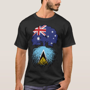 Saint Lucia Saint Lucian Australian Australia Tree T-Shirt