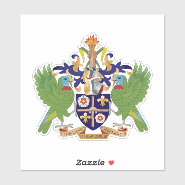 Saint Lucia Sticker (Sheet)