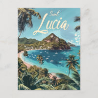Saint Lucia Tropical Beach