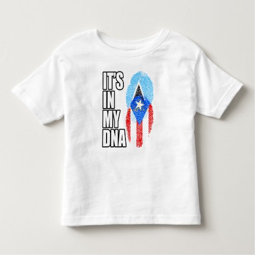 Saint Lucian And Puerto Rican Vintage Heritage DNA Toddler T_shirt