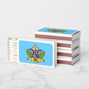 Saint Lucian Flag & Coat of Arms, Saint Lucia Matchboxes