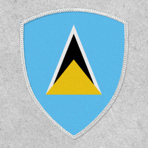 Saint Lucian Flag, Flag of Saint Lucia Patch