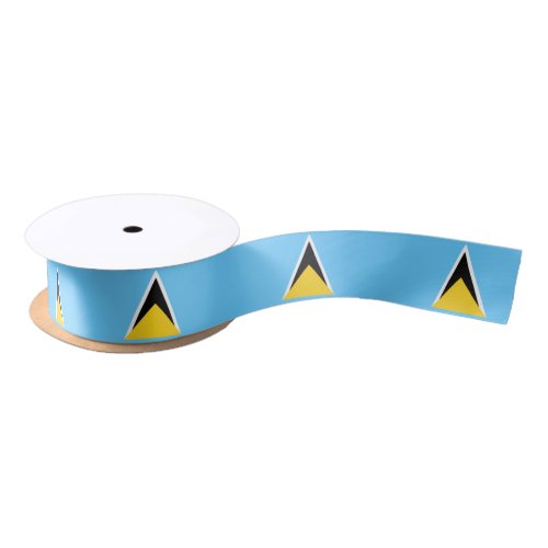 Saint Lucian flag ribbon