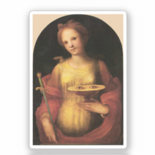 Saint Lucy by Domenico Beccafumi, 1521 Sticker