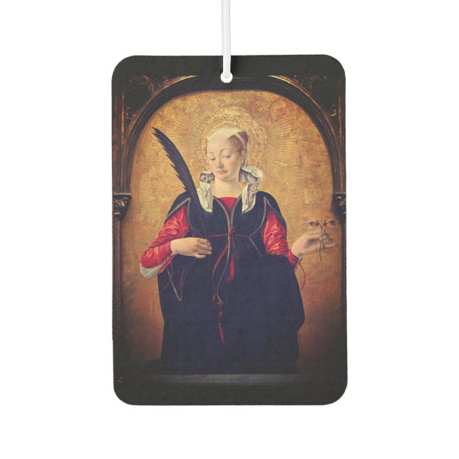 Saint Lucy by Francesco del Cossa Air Freshener (Front)