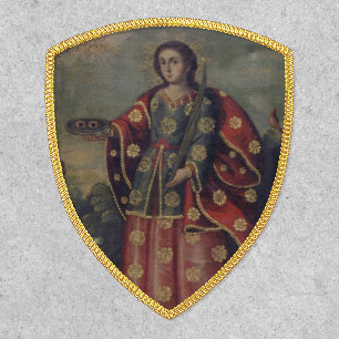 Saint Lucy in the style of Cusco School Patch