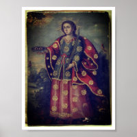 Saint Lucy in the style of Cusco School