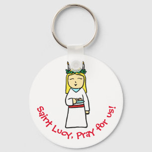 Saint Lucy Keychain