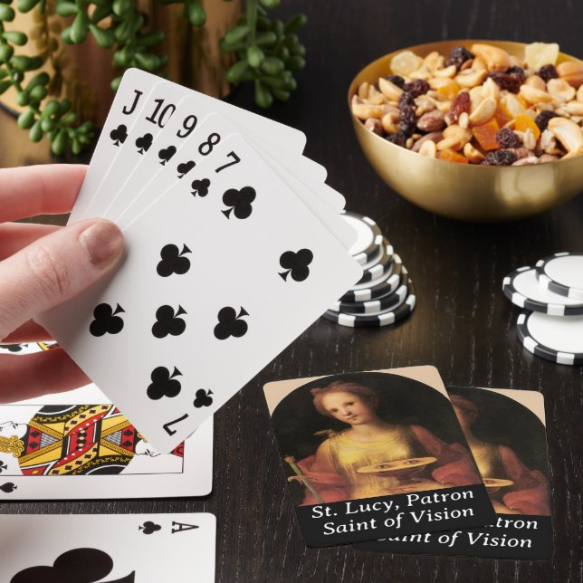 Saint Lucy Poker Cards (In Situ)