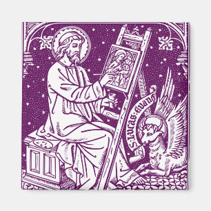 Saint Luke the Apostle and Evangelist Art Magnet