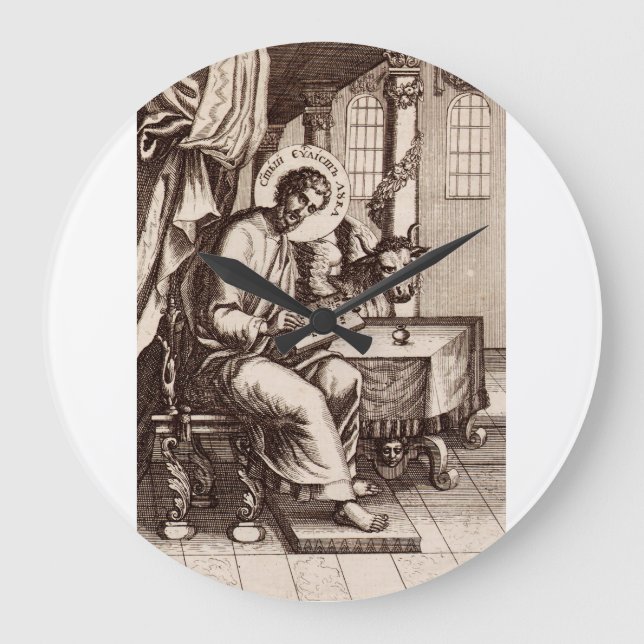Saint Luke the Evangelist and Apostle Large Clock (Front)