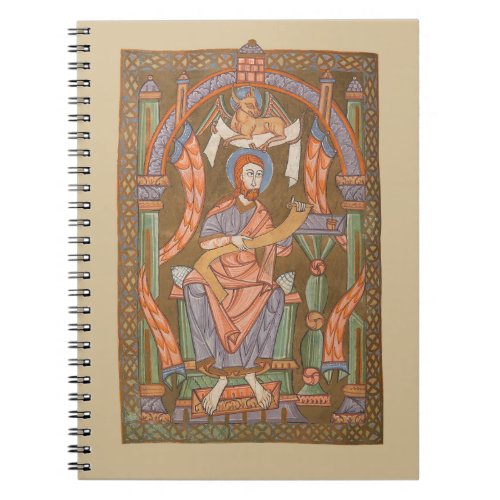Saint Luke the Evangelist Medieval Christian Bible Notebook