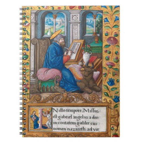 Saint Luke the Evangelist _ Medieval Manuscript Notebook