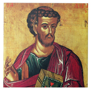 Saint Luke the Evangelist Orthodox icon Ceramic Tile