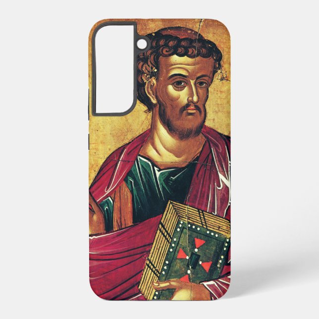 Saint Luke the Evangelist Orthodox icon Samsung Galaxy Case (Back)