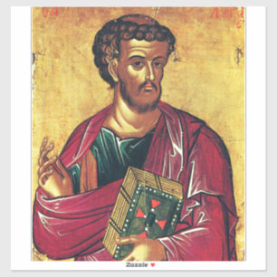 Saint Luke the Evangelist Orthodox icon Sticker