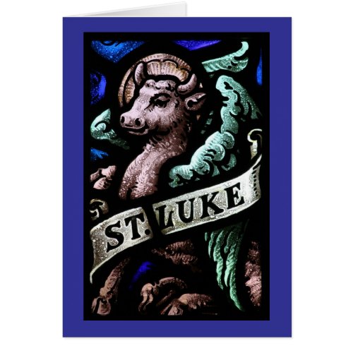 Saint Luke the Evangelist  Stained Glass Art