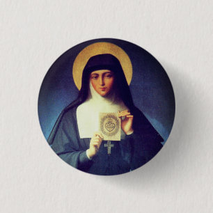 Saint Margaret Mary Alacoque Button