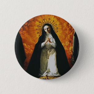 Saint Margaret Mary Alacoque Button