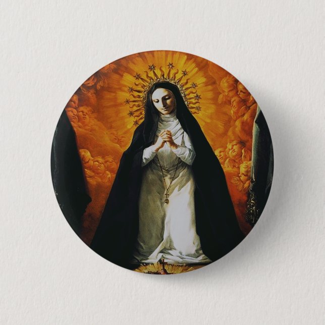 Saint Margaret Mary Alacoque Button (Front)