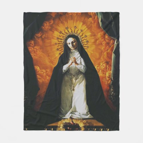 Saint Margaret Mary Alacoque Fleece Blanket