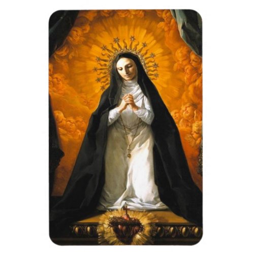 Saint Margaret Mary Alacoque Heart _ Giaquinto Magnet