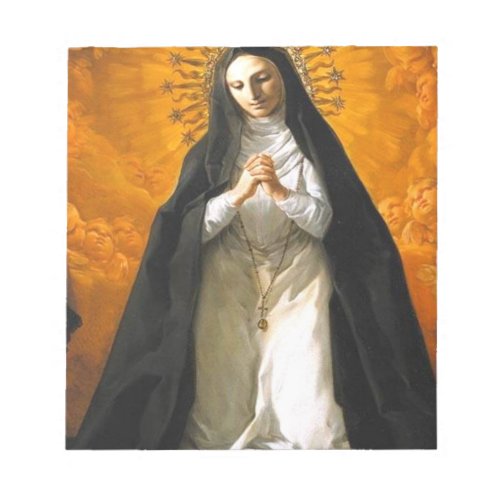 Saint Margaret Mary Alacoque Heart _ Giaquinto Notepad