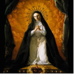 Saint Margaret Mary Alacoque Heart - Giaquinto Statuette<br><div class="desc">Saint Margaret Mary Alacoque contemplating the sacred heart of Jesus.  She suffered a crippling disorder from which she was healed after a vision of the Blessed Virgin,  and subsequently became a nun.  frontiernow.com</div>