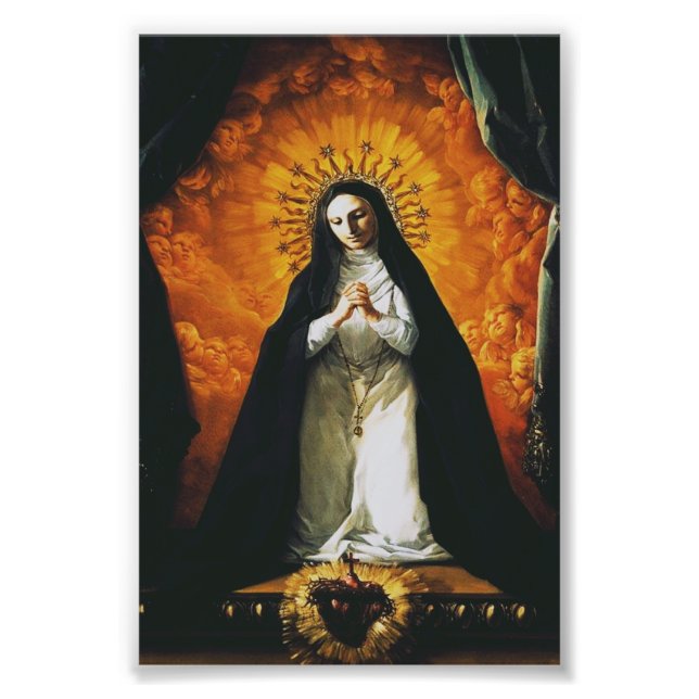 Saint Margaret Mary Alacoque Photo Print (Front)
