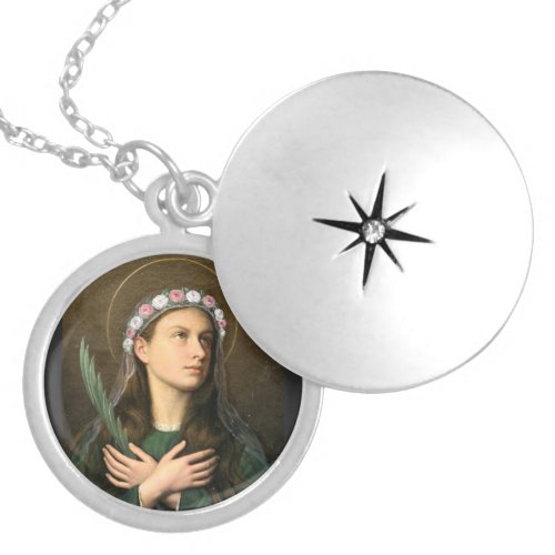 Saint Maria Goretti  Locket Necklace