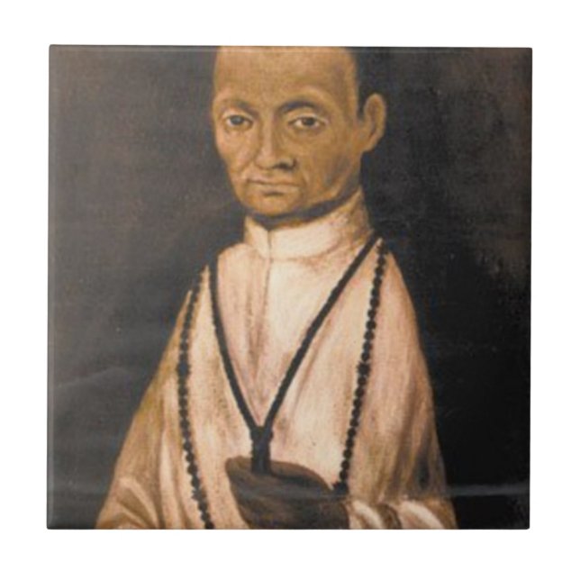 Saint Marin De Porres Ceramic Tile (Front)