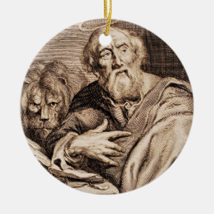 Saint Mark the Evangelist and Martyr Ceramic Ornament