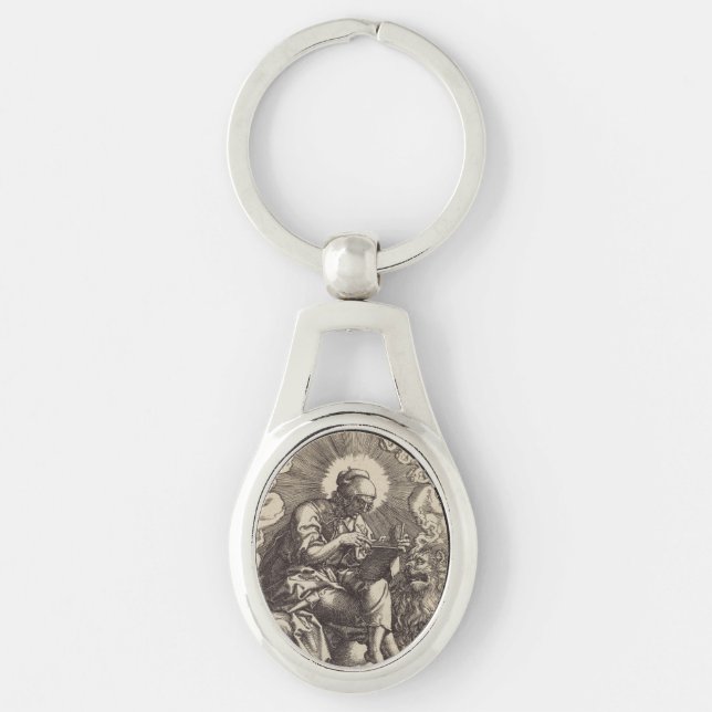 Saint Mark the Evangelist and Martyr Keychain (Front)