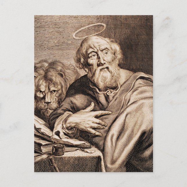Saint Mark the Evangelist and Martyr Postcard (Front)