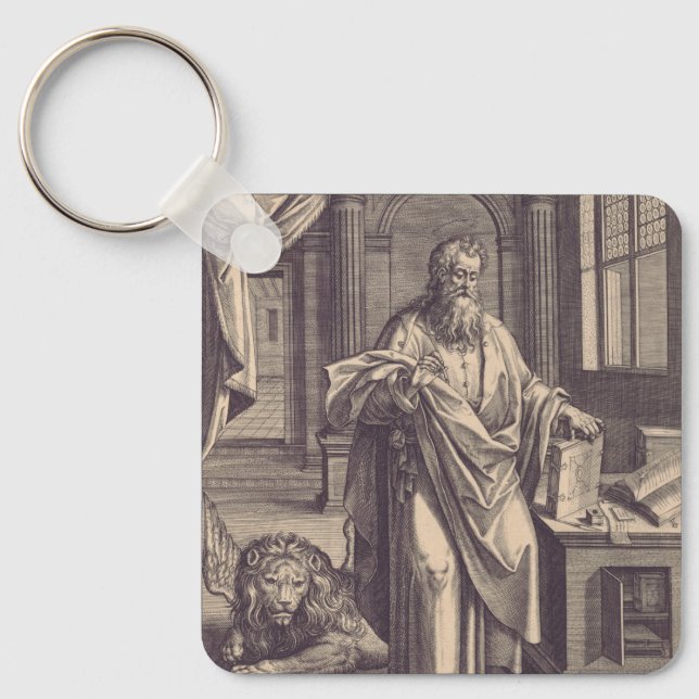 Saint Mark the Evangelist Keychain (Front)