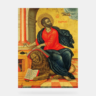 Saint Mark the Evangelist orthodox icon Acrylic Sign