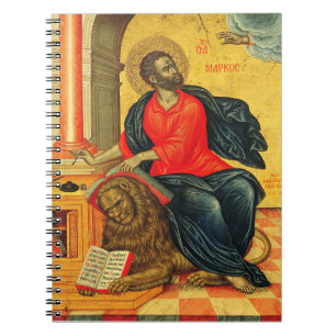 Saint Mark the Evangelist orthodox icon Notebook