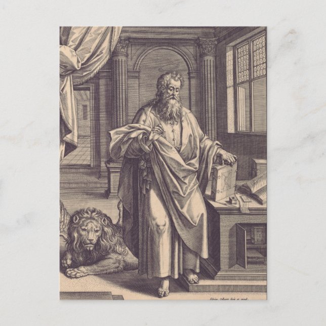 Saint Mark the Evangelist Postcard (Front)