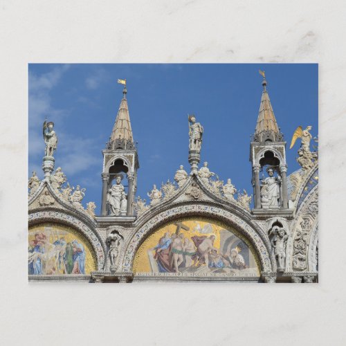 Saint Marks Basilica Venice Architecture Postcard