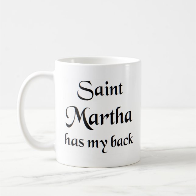 saint martha coffee mug (Left)