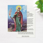 Saint Martha NINE WEEK HOLY CARD (Desk)