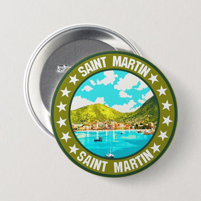 Saint Martin                                       Button (Front & Back)