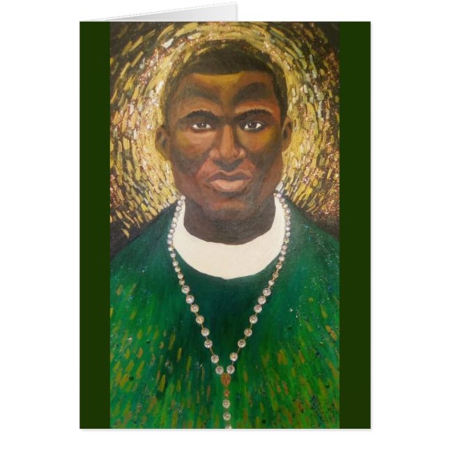 Saint Martin de Porres Note Card (Front)