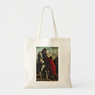 Saint Martin of Tours Sharing the Cloak Fine Art Tote Bag