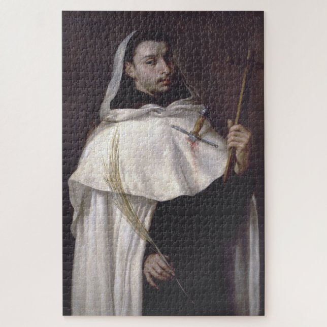 Saint Martyr Angelus of Jerusalem Jigsaw Puzzle (Vertical)